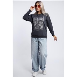 Толстовка 80047 (Темно-серый)