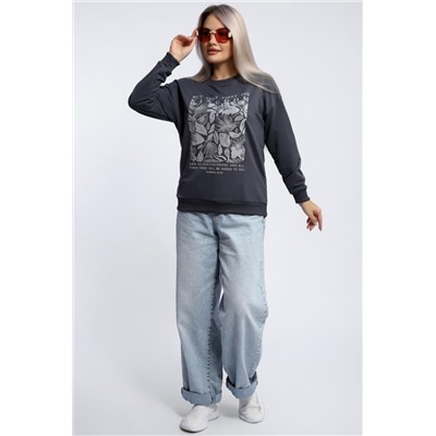 Толстовка 80047 (Темно-серый)