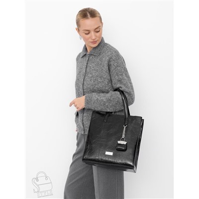 Сумка женская кожаная 91147SP black Velina Fabbaino-Safenta