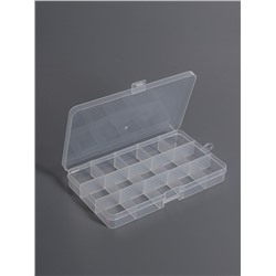 Органайзер для хранения мелочей, с подвесом, 15 ячеек, 17.5×10×2 см