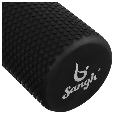 Ролик массажный Sangh, 60×15 см, цвет чёрный