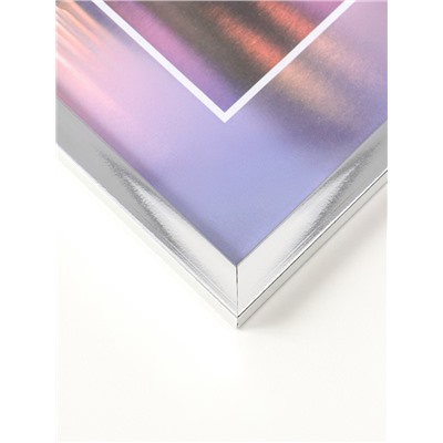 Набор фоторамок для фото 30×40 см Lumo, 3 шт., (пластиковый экран), серебро