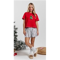 Костюм женский Праздник-4.1 (Красный)