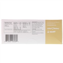 Julian Bakery, PALEO Protein Bar, Almond Fudge, 12 Bars, 2.0 oz (56.3 g) Each