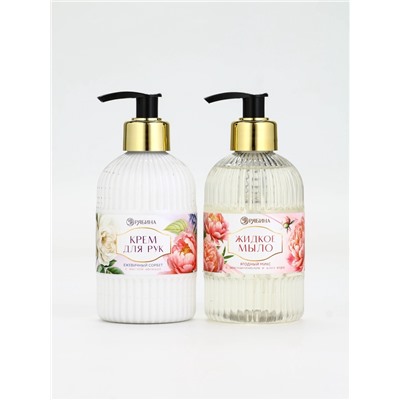 Подарочный набор «Любимому учителю», мыло для рук 300 мл, крем для рук 300 мл, Чистое счастье