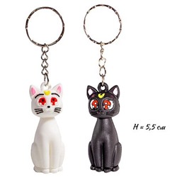 Брелок "Котик" пвх Р-KS-27 Гранит