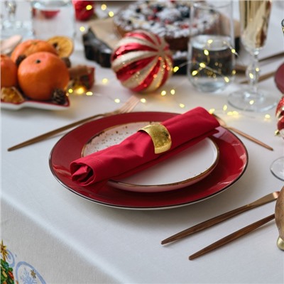 Скатерть новогодняя «Этель. Новогодняя сказка», 150×110 см ±3 см с ГМВО, 100% хлопок