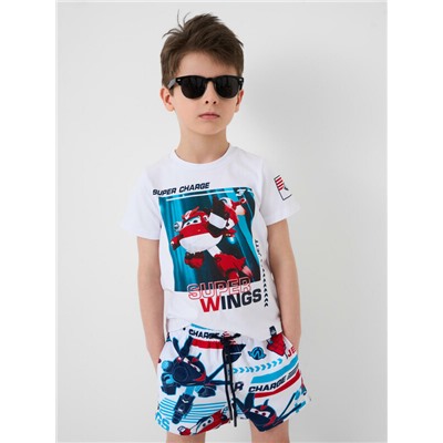 Шорты текстильные плавательные для мальчиков, средней длины