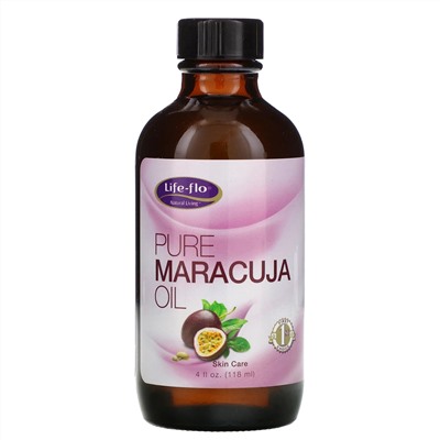 Life-flo, Беспримесное масло маракуйи, 4 ж. унц. (118 мл)