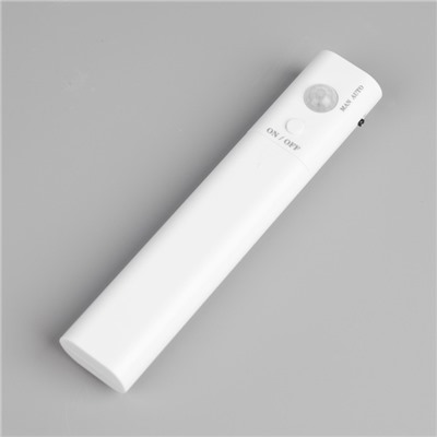 Светодиодная лента Luazon Lighting с датчиком движения 2 м, IP65, SMD2835, 60 LED/м, 4хААА, 3000К, свечение тёплое белое