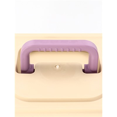 Переноска для животных, 44×31×27 см, пластик, бежевая, лавандовая