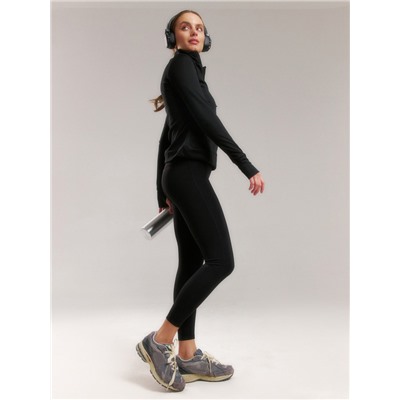 Легинсы спортивные женские Resport, размер 42, чёрные