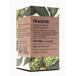 Парфюмерная вода женская Vegan Love Studio Fraiche, 50 мл (по мотивам Chance Eau Fraiche (Chanel)