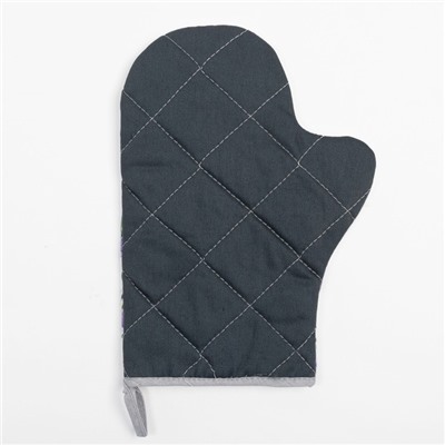 Набор Кухонный «Lavender», варежка-прихватка 20×28 см, прихватка 19×19 см, 100% хлопок