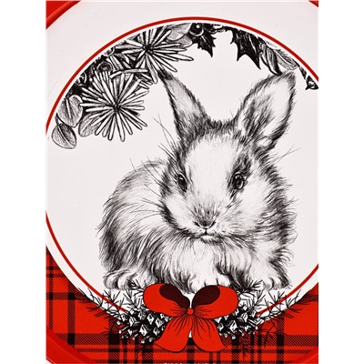 Ланч - бокс новогодний «Зайка», 500 мл