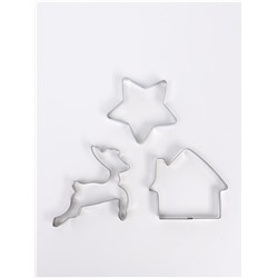 Формы для выпечки новогодние «Зимний вкус», 10 шт.