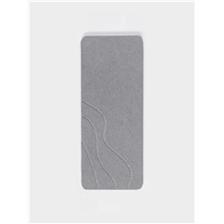 Подставка диатомитовая для губки и аксессуаров для ванной, 25×10 см, серая