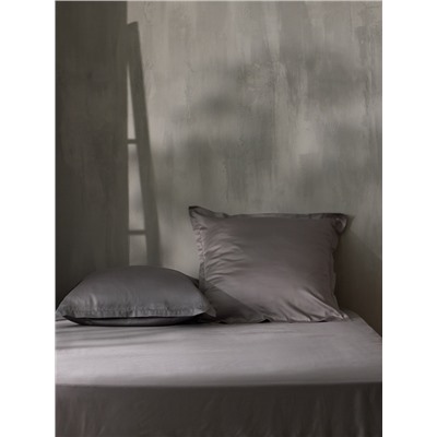 Простыня евро SL Home Tencel, 235×260 см, серая, тенсель