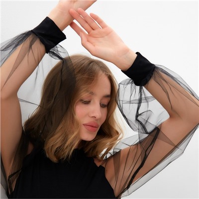 Джемпер боди женский MINAKU: PartyDress чёрный, размер 42