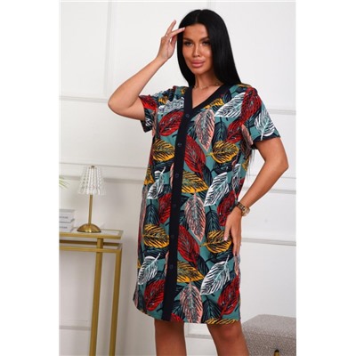 1095 Халат женский (Разноцветные)