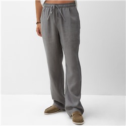 Брюки мужские MIST Linen, размер 56, серые