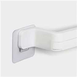 Держатель для полотенец самоклеящийся Доляна Witlen, 53 см, белый