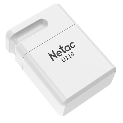 Флэш накопитель USB 64 Гб Netac U116 mini (white)