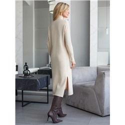 Платье тонкой вязки из хлопка с нейлоном