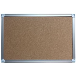 Доска пробковая  60х90 см алюминевая рама (1657989) SILWERHOF