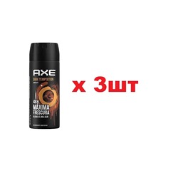 AXE Дезодорант аэрозоль Maxima Frescura 150мл Dark Temptation муж 48ч 3шт