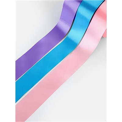 Атласная лента, набор 3 шт. «Ариэль», 40 мм, 23±1 м