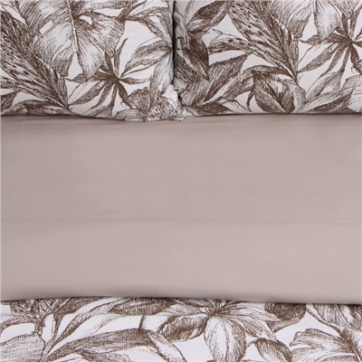 Постельное бельё евро LoveLife Tropics, жатка