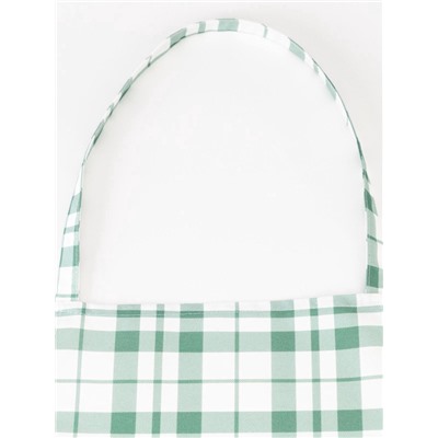 Фартук «Этель» Eucalyptus (клетка) 60×70 см, 100% хлопок, саржа 190 г/м²