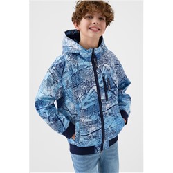 Куртка текстильная с полиуретановым покрытием для мальчиков (ветровка) PLAYTODAY, 1240195