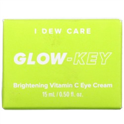 I Dew Care, Glow-Key, Brightening Vitamin C Eye Cream, 0.50 fl oz (15 ml)