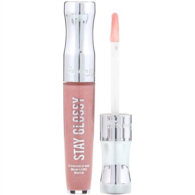 Rimmel London, Блеск для губ Stay Glossy, оттенок 110 «Дорчестерская роза», 5,5 мл