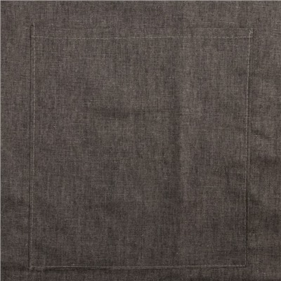 Фартук «Этель. Стиль», серый, 60×75 см, 60% п/э, 20% хлопок, 20% лён