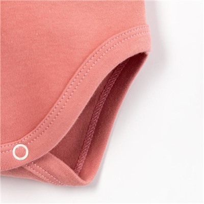 Боди с бантиком «Крошка Я» BASIC LINE, рост 68-74 см