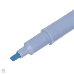 Набор маркеров-выделителей "Альфа", 2-стор, 6 цветов "пастель" након.скош.3мм/круг 1мм