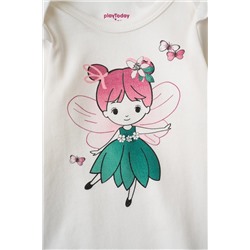 Боди детское трикотажное для девочек, 3 шт в комплекте PLAYTODAY, 1240125