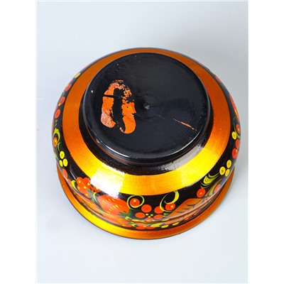 УЦЕНКА Сахарница «Ягодка», большая, 400 мл, 13×15 см, хохлома