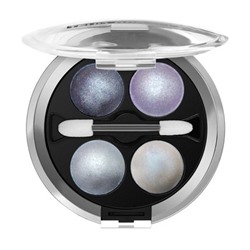 Тени для век 4-х цветные тон 43 голубые