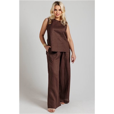 Блузка женская  Т3801/01/Коричневый