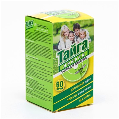Дополнительный флакон-жидкость "Тайга Ликвид", от комаров, 60 ночей