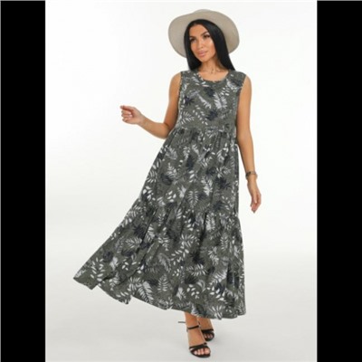 Сарафан Нежность (Темно-зеленый)