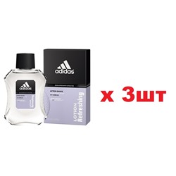 Adidas Лосьон после бритья 100мл Refreshing 3шт
