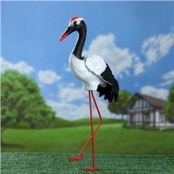 Садовая фигура из полистоуна «Журавль», 40×16×25 см