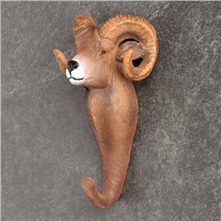 Крючок настенный «Баран», ключница фигурная, 15×6×9 см