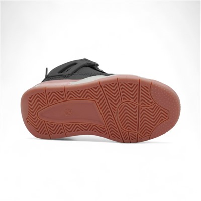 Кроссовки зимние на меху В7177-15 серо розовые