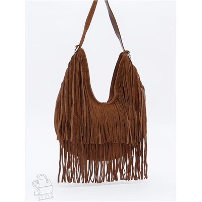 Сумка женская кожаная 5812P brown Polina&Eiterou